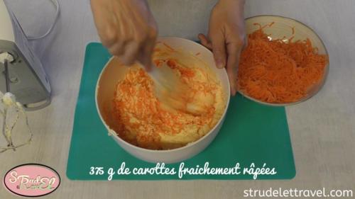 Cake aux carottes - La pâte 10