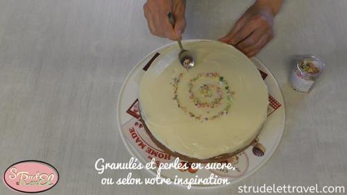 Cake aux carottes - Le frosting 9