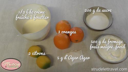 Cheesecake à l'orange - crème & montage 28