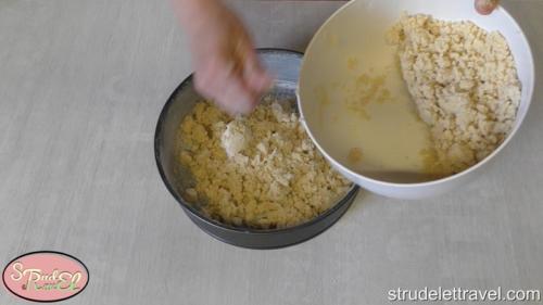 Crumble au pavot : Confection 1