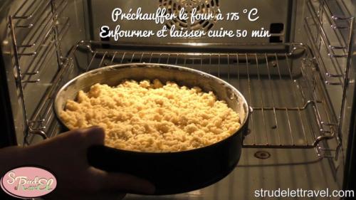 Crumble au pavot : Confection 4