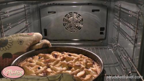 Tarte grillagée aux pommes-raisins - Crème 12